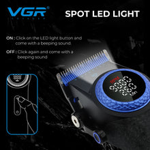 VGR Hair Clipper Professional Hair Trimmer BLDC Motor Barber Clippers 9000 RPM Hair Cutting Machine Haircut Trimmers Man V-001