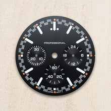 Green Luminous 32.5mm VK63 S Logo Dial For VK63 Movement Watch Modification Accessories