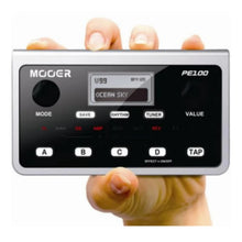 MOOER PE100 Electric Guitar Effect Pedal Multi-effects Processor 40 Drum Patterns 10 Metronomes Tap Tempo 39 Types of Effect