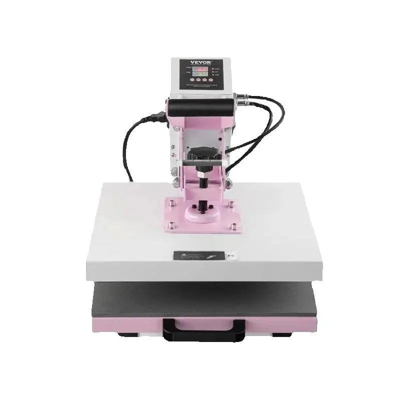 SucceBuy Heat Press 15 x 15 in Heat Press Machine Slide Out Heat Transfer Machine Fast Even Heating 2-Layer Insulation Cotton