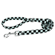 Fashion Checkerboard Pattern Pets Dog Leashes,Buckle-Down Safe Leash Outdoor Pet Walking Leashes  for Small Medium Dogs And Cats