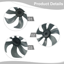 14 Inch Floor Fan Table Fan Blade With Nut Cover Household Silent Fan Blade Plastic Propeller Fan Blade 7 /9 /15 Leaves