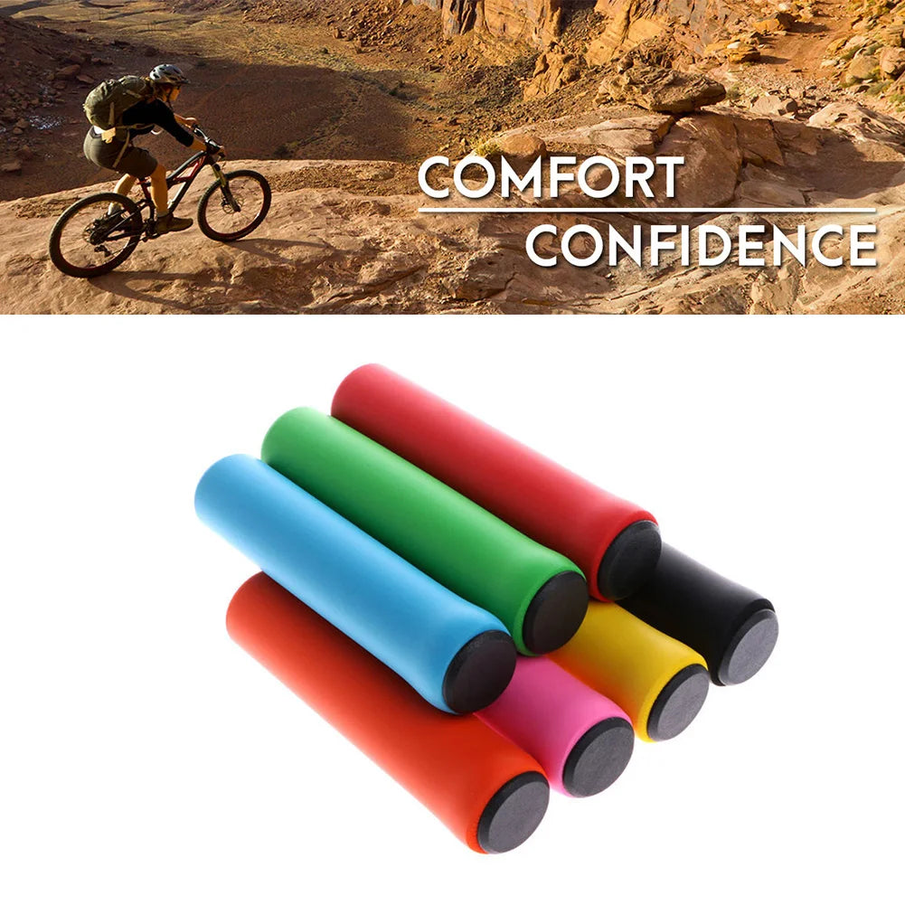 Bike Handles Sporting MTB Bicycling Bike Handlebar Cover Grips Handle Bar Handlebar Silicone 130MM Soft Sponge