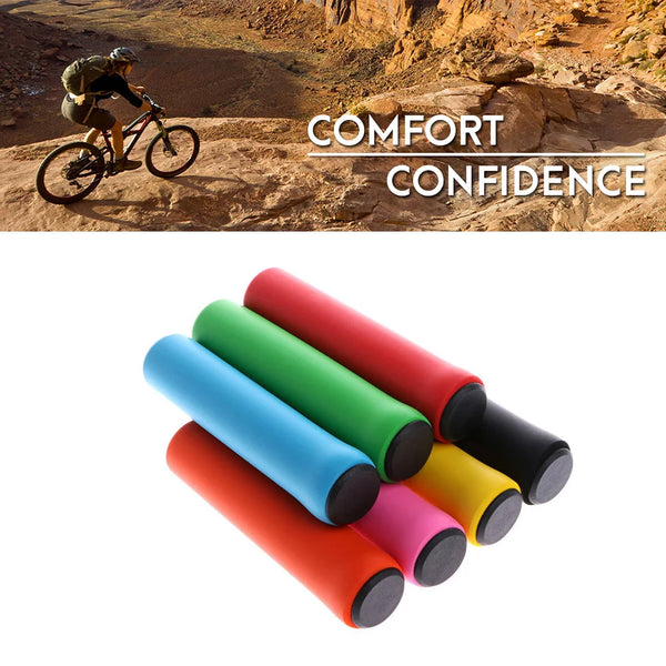 Bike Handles Sporting MTB Bicycling Bike Handlebar Cover Grips Handle Bar Handlebar Silicone 130MM Soft Sponge
