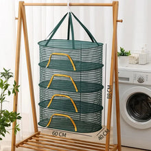 Folding Food Drying Net Anti-mosquito Folding Dry Rack Hanging Basket Herb Drying Net Hanging Basket Dryer Bag For Plants Fruit
