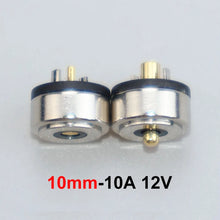 JCD 1Pair 2/3/4/5/6/Pin Male Female Waterproof Round Shape Magnet Suction Spring Pogo Pin DC Power Charging Magnetic Connector ﻿
