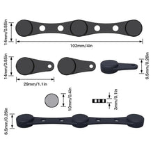Hebilla magnética para revestimiento de silicona para freidora de aire, clips magnéticos de silicona para papel pergamino y hebilla de fijación para revestimiento de freidora de aire