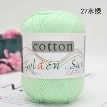 1Pc 50g Hand knitting 100% cotton yarn soft crochet yarn to knit sweater blanket hat line crocheting amigurumi doll bag threads