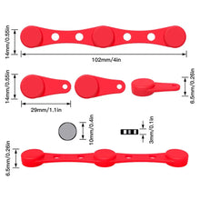 Hebilla magnética para revestimiento de silicona para freidora de aire, clips magnéticos de silicona para papel pergamino y hebilla de fijación para revestimiento de freidora de aire