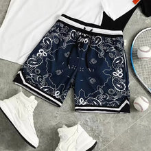 Men's Vintage Floral Print Beach Shorts, Casual Summer Board Shorts - image 6