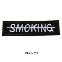 1pc Black White Biker Patches for Clothes Iron on Clothing Letter Appliques Skull Star Stripes Embroidered Sticker Round Badge