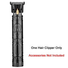 Men's T9 Vintage Carving Hair Clipper Portable USB Cleaning Barber Hair Cutting Machine Professional Hair Trimmer Boyfriend Gift