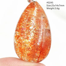 Natural Red Green Strawberry Quartz Arusha Orange Sunstone Pendant Necklace Women Men Jewelry Flash Fashion Stone Beads AAAAAA