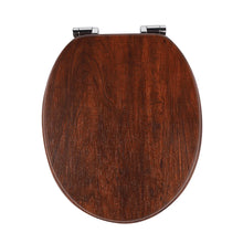 Sainos Universal Wc Seat with Soft Close Toilet Seat Cover Wood Toilet Lid Toilet Seat Many Colorful Motifs Toilet Topper