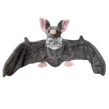 Peluche de murciélago gris de 25 cm, adorable y suave, ideal como decoración para el hogar, regalo de cumpleaños o Navidad para niños