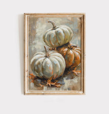 Vintage Floral Pumpkin Canvas Poster, Pink Autumn Halloween Wall Art Print - image 22