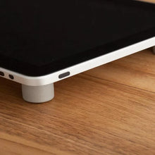 4pcs Laptop Computer Cooling Feet Anti-Slip Elevation Holder Kickstand Suction Cup Heat Reduction Pad Universal Stand Corner Pad