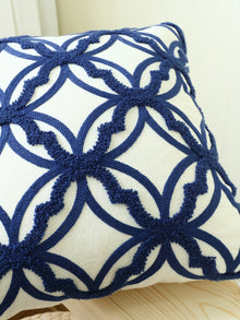 1pc, Solid color geometric pillow cover cushion cover three-dimensional cushion cover embroidery headboard sofa pillow cover