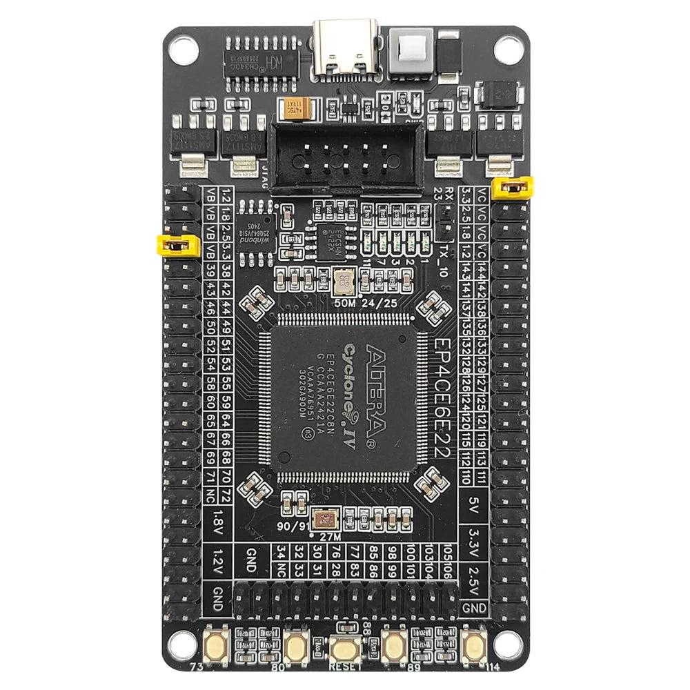 EP4CE6E22C8N FPGA Core Board for Altera Cyclone IV with CH340 and Type-C
