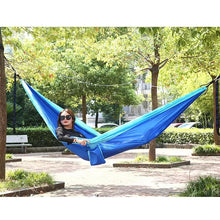 Ultra-Light Camping Hammock 300kg Load Capacity Breathable Quick-Drying Parachute Nylon Portable for Outdoor Indoor Garden