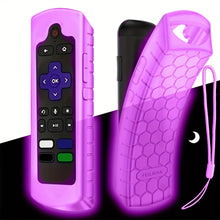 1/2/3 piece of luminous silicone universal remote control set with hanging rope suitable for TCL Hisense Roku TV remote control