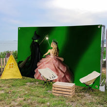 W-Wicked Part One Movie flag For Picnic Party Camping Banner Outdoor Atmosphere Cloth