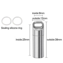 Capsule Waterproof Hiking Box Survive Outdoor Dry Bottle Seal Trunk Container Case Holder Storage Camp Medicine Match Pill