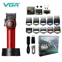 VGR Hair Clipper Professional Hair Trimmer BLDC Motor Barber Clippers 9000 RPM Hair Cutting Machine Haircut Trimmers Man V-001