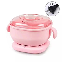 Calentador de cera portátil de silicona, máquina depilatoria corporal, calentador de parafina para viaje, 400 ml