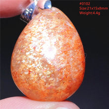 Natural Red Green Strawberry Quartz Arusha Orange Sunstone Pendant Necklace Women Men Jewelry Flash Fashion Stone Beads AAAAAA