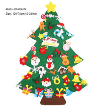Christmas Felt Story Board Set Learning Interactive Kit DIY Decoration Set Santa Christmas Tree Wall Hanging Gift for Xmas Party