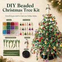 Handmade DIY Beaded Christmas Tree Making Kit Mini Crystal Bead Christmas Tree Desktop Decor Christmas DIY Craft Supplies Creati