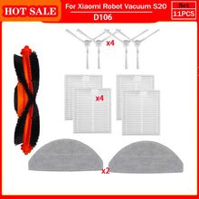 For Xiaomi Vacuum cleaner S20 / D106  E12 E10 B112 Accessories Replacement Main Side Brush Mop Cloth Filter Parts