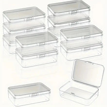 30 Square PP Plastic Storage Boxes with Lids - 2-5inch Semi-Transparent Organizing Containers, Suitable for Jewelry