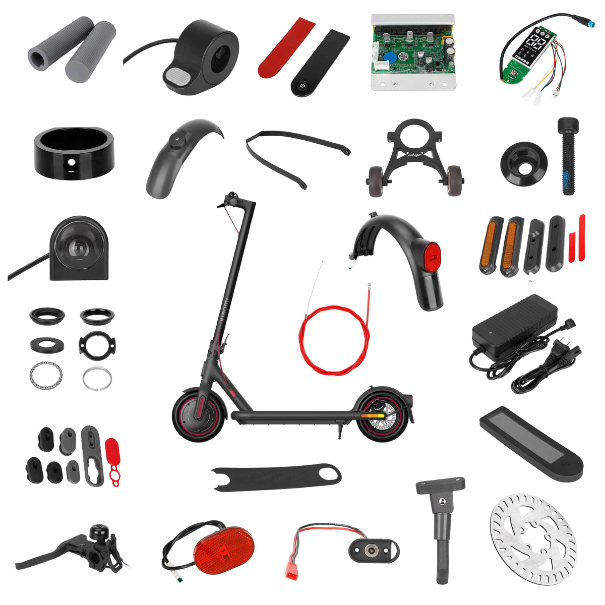 For Xiaomi 4 Pro Scooter Controller Display Rear Fender Light Various Spare Parts For Mijia Mi4 Pro Electric Scooter Accessories