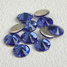 VC Wholesale Rivoli Top Quality K9 Glass Sew On Rhinestones Crystal Box-packed Flatback Sewing Stones For Garment Decorations