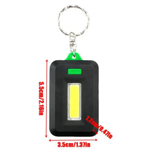 Camping Mini LED Flashlight Keychain COB Flashlights 3W High Bright Protable COB Keychain Light Work Lamp For Camping Fishing