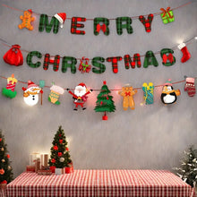 1 Set Christmas Party Decoration-Merry Christmas Banner and Holiday Background Decorations,Festive Hanging Ornaments for Home.