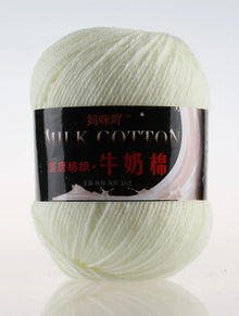1Pc 50g Milk Cotton Knitting Yarn Crochet Yarn Hand Knitted Line DIY Knit Sweater Scarf Hat sock blanket amigurumi threads 120M