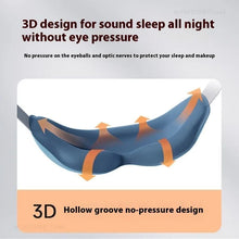 New  3D Heating Eye Massager Vibration Hot Compress Relieve Adult Eye Fatigue for Sleeping Block Out Light Eye Mask Gift