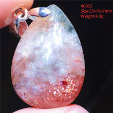 Natural Red Green Strawberry Quartz Arusha Orange Sunstone Pendant Necklace Women Men Jewelry Flash Fashion Stone Beads AAAAAA