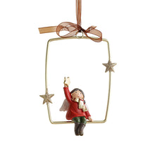 Vintage Hand-Painted Resin Christmas Ornament, Bear, Bell, Tree and Pegasus - image 15