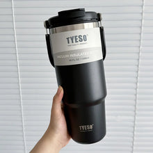 TYESO Large Capacity Stainless Steel Thermo Bottle Car Coffee Cup Keep Cold and Heat Thermal Mug Sport Water Bottle Vacuum Flask