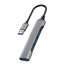 Aluminum 4-in-1 USB Hub, USB or Type C to 4 Ports Expander for Laptop and PC - image 7