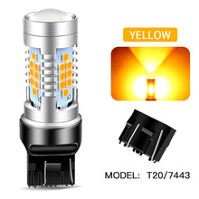 2 bombillas LED de luz diurna DRL Canbus sin error W21/5W 7443 T20 para Lada Kalina Granta Vesta