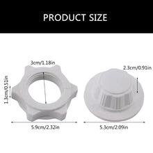 Fan Nut Set Fan Fixing Nut Corrosion Resistant Nut ABS Texture Set Wear Resistant Nut Replacement Nut for Home Use