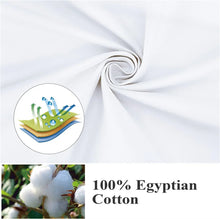 100% Egyptian Cotton Fitted Sheet with Elastic Bands, 400TC Pure Cotton Mattress Covers, Non Slip Adjustable Bed Sheets 140/160