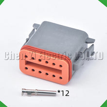 Conector eléctrico automotriz impermeable de 12 pines macho y hembra, arnés de cables tipo pigtail para DT04-12P-L012 DT06-12S DT04-12P