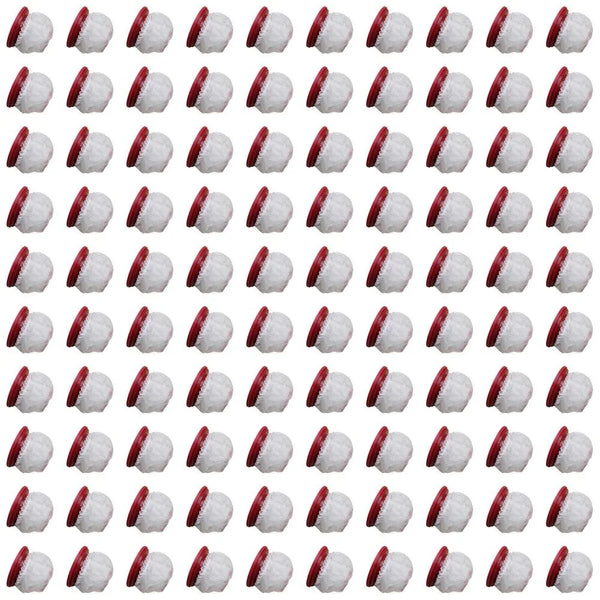 100 fundas protectoras de tela no tejida para filtros de aspiradora, piezas de repuesto para electrodomésticos de limpieza del hogar