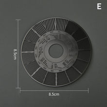 1Pc Coffee Powder Grinder Thickness Comparison Card Grinding Reference Scale Accurate Measurement Coffee Accessories
